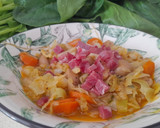 Foto del paso 5 de la receta: Champiñones con col y jamón