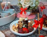 صورة لخطوة 2 من وصفة ميني بان كيك 🥞🍯 بتقديم بسيط 🍌🍓🍇🍫🥜