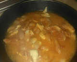 Foto del paso 3 de la receta: Fajitas de pollo con verduras (salsa de yogur/salsa de frambuesas)