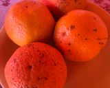 Foto del paso 3 de la receta: Postre ligero de crema y jugo de naranja 🍊