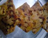 A picture of step 4 of Leftover sabji paratha.