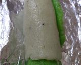 A picture of step 2 of Coconut roll methai.