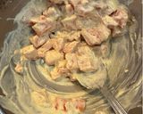 A picture of step 2 of Raw Salmon Pizza with Cheese and Nori.