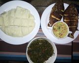 A picture of step 4 of Tafi fish with guacamole.