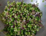 A picture of step 2 of Veg toast.