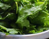 A picture of step 1 of Dhaba Style Palak Paneer.
