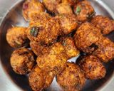 A picture of step 3 of Veg Manchurian.