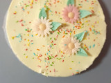 Tarta de limón y galletas