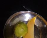 A picture of step 1 of Mango mojito.