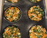 Une image de l'étape 3 de Galettes de carottes, poireau et chou kale.