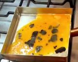 A picture of step 4 of Black truffle tamagoyaki.