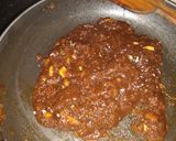 A picture of step 2 of Banana Halwa.