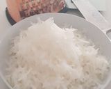 A picture of step 4 of Lo Bak Go - Steamed Chinese Radish Cake.