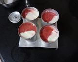 A picture of step 2 of Plum Yogurt Ice Pops.