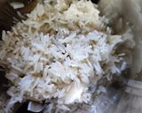 A picture of step 2 of Chikoo kheer.