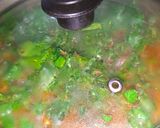 A picture of step 5 of Palak Paneer.