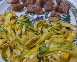 Foto del paso 6 de la receta: Tiras de zucchini con huevo
