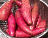 A picture of step 1 of Orange Color Sweet Potato.