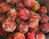 A picture of step 2 of Plum Preserves, Jam, and Syrup for a Refreshing Summer! 3 in 1!.