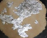 A picture of step 6 of Kaju ki burfi.
