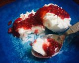 A picture of step 3 of Strawberry pulpy syrup.