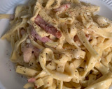 Foto del paso 4 de la receta: Tallarines con salsa de bacon y queso brie