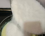A picture of step 3 of Coconut burfi.