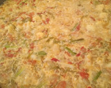 Foto del paso 1 de la receta: Paella de bacalao, coliflor y ajos tiernos