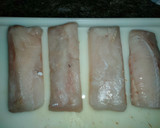 Foto del paso 1 de la receta: Brochetas de merluza