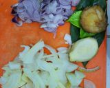 Foto langkah ke 2 dari resep Cumi Udang Pete Saos Padang.