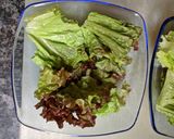 A picture of step 16 of Garlic Pork Salad/Rice Bowl.