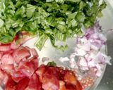 A picture of step 1 of Moong dal mix vegetable soup.