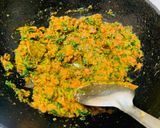 A picture of step 2 of Methi Aloo Chole (Chickpeas with Fenugreek & Potato).