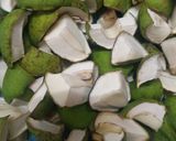 A picture of step 1 of Mango pickle.