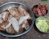腊肠蒸鸡肉的食譜步驟1照片