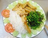 Hình bước làm 8 của món Bún thịt thăn chiên xù