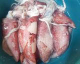 Foto langkah ke 1 dari resep Cumi isi tahu.
