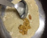 A picture of step 2 of Banana semolina sheera.