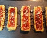 Foto del paso 4 de la receta Camenbert frito con mermelada de frambuesa y caramelo líquido