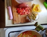 Pas rețetă Orez în stil spaniol cu curry și cârnați 2 fotografie