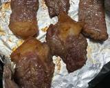 เนื้อย่างหมักด้วยผงสำเร็จรูป อบด้วยหม้อทอดไร้น้ำมัน วิธีทำสูตร 4 รูป