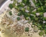 Újburgonyás, zöldborsós,kapros vegán leves recept fázis 2 fotója