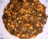 A picture of step 5 of Chanay ki dal palak.