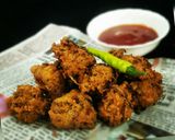 A picture of step 5 of Leftover Rice Fritters.
