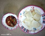 A picture of step 6 of White yam with fish sauce.
