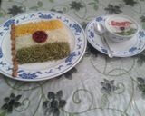 A picture of step 5 of Tri colour rice and raita.