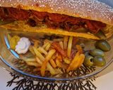 عکس مرحله 13 از دستور ساندویچ سوسیس بندری 🌭