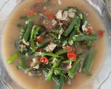 Foto langkah ke 9 dari resep Sayur Asem Bumbu Uleg pake Kangkung. Tersegar!.