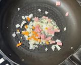 Hình bước làm 4 của món Món cơm trứng của Nhật OMURAISU 🍛