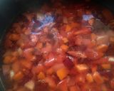 A picture of step 2 of Basil Beetroot Soup.